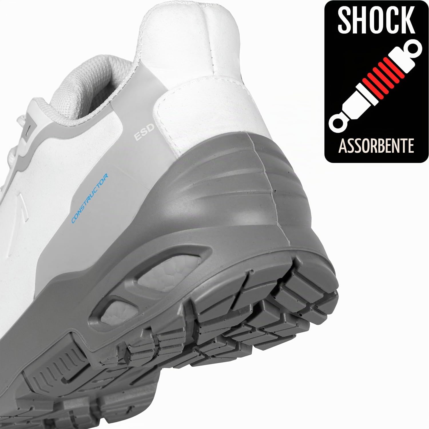 ACE Constructor S3 Scarpe da lavoro - Leggere, antiscivolo e resistente all'acqua - Scarpe di sicurezza per uomo e donna