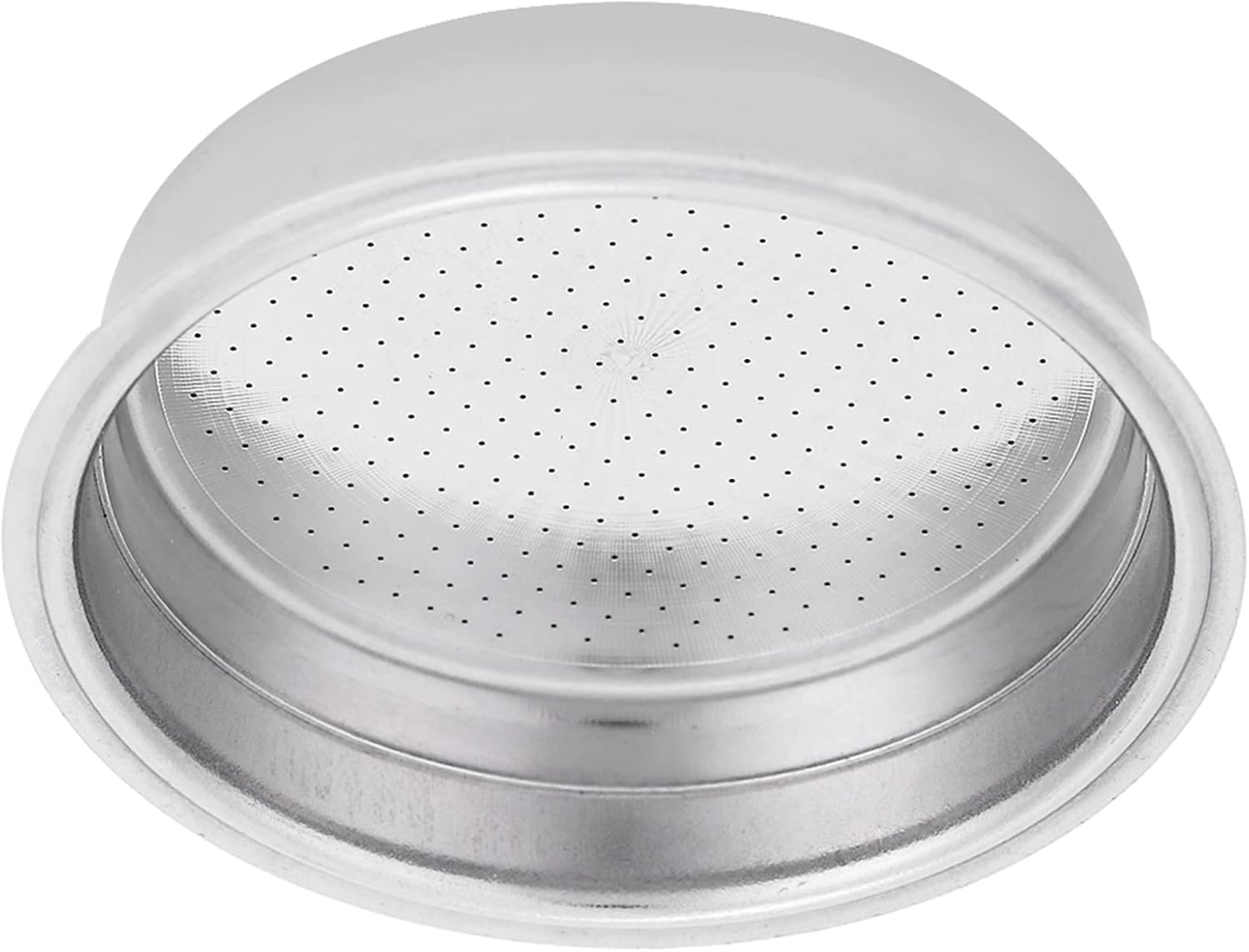 Horoper Coffee Filter Basket, 51mm Stainless Steel Coffee Filter Double Layer Pressurized Filter Basket for Portafilter Coffee Machine (Single serving)