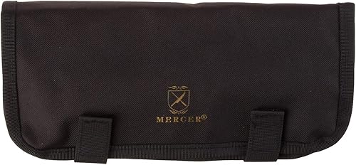 Mercer Culinary Juego de rollos de herramientas para armado de platos, color negro