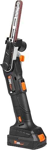 Miniatura 5 de WEN Lijadora de archivos de detalles inalámbrica, velocidad variable con batería de iones de litio de 20 V máx. 2.0 Ah y cargador (20437)