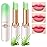 BINGBRUSH 2 Pcs Aloe Color Changing Lipstick Queen,PH Mood Long Lasting Labiales Lip Gloss Lip Balm Tinted Magic Lip Stain Makeup Lipstick Set for Women