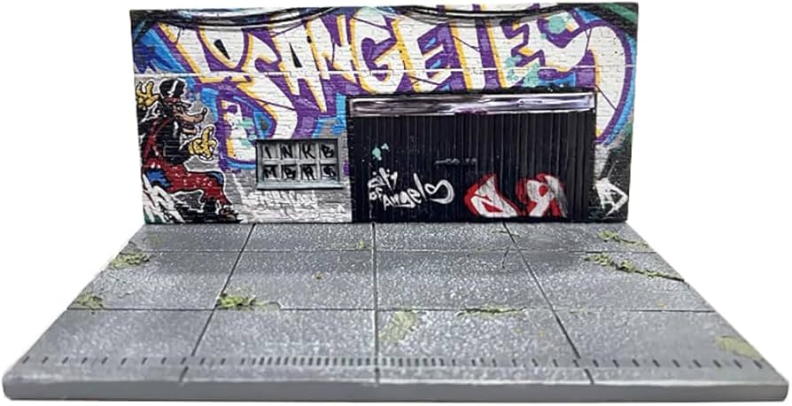 Amazon.co.jp: American Diorama 1/64 ジオラマ ストリートアート LA