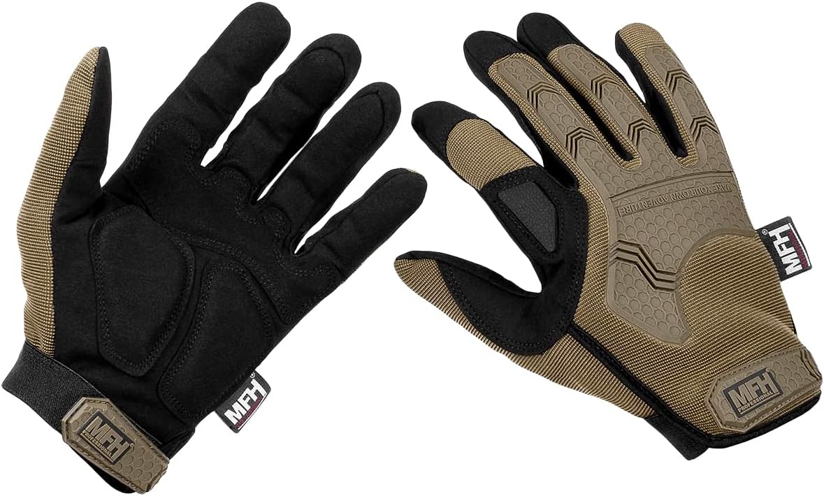 MFH Multipurpose Attack Gloves Coyote Tan size XL