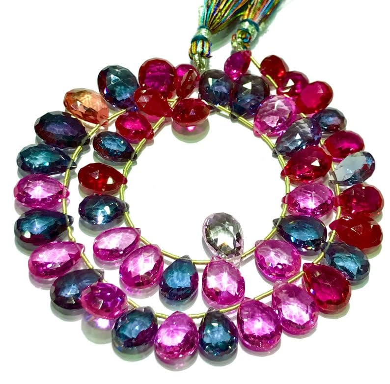 Perles naturelles AAAA++ poire rose pour raviver le lustre de vos bijoux ternes