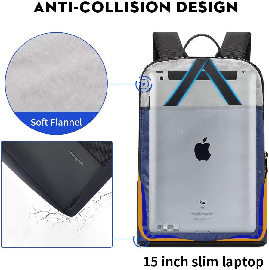 Gеt Dіѕсоunt 70% Prісе BOPAI Business Backpack for 15 inch Slim Laptop Backpack Waterproof Anti Theft Backpack Lightweight Travel Backpack Commuter Black