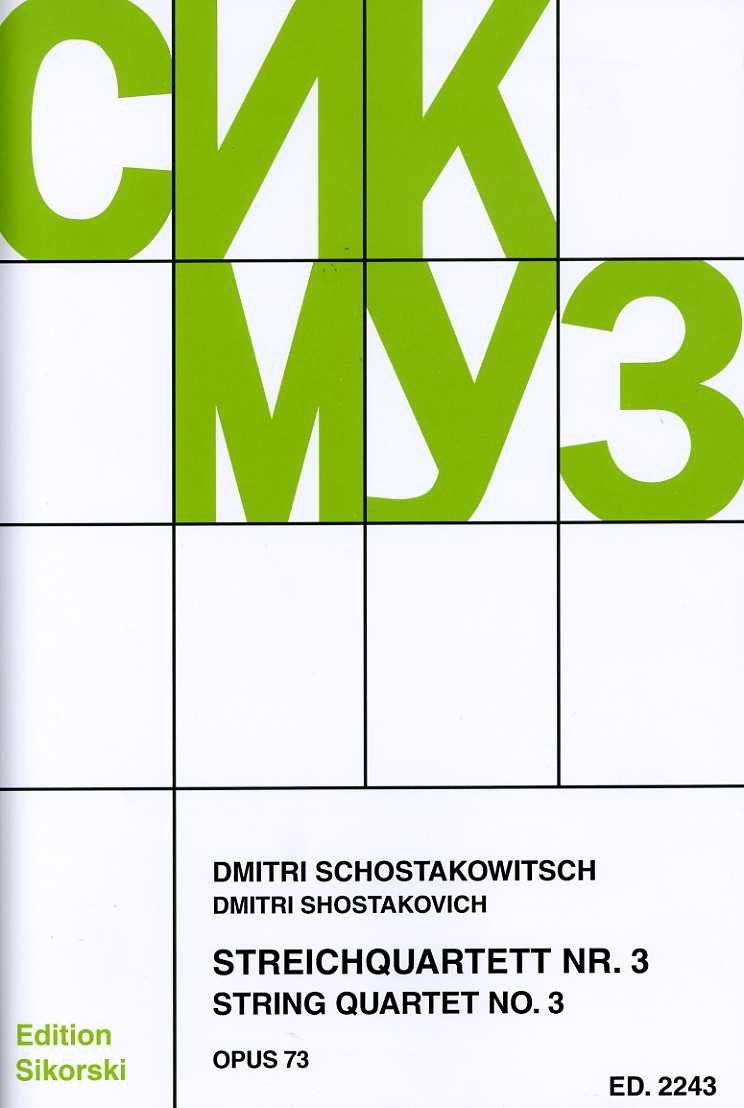 Shostakovich: String Quartet No. 3, Op. 73