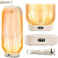 Vista 1 de Secadora de ropa portátil de flujo de aire de abajo hacia arriba: secado uniforme, sin deformación, seca completamente mangas y dobladillos