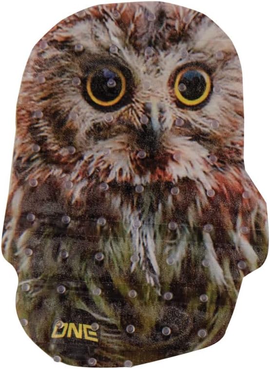 One Mfg Owl Snowboard Stomp Pad 5" x 4" - Lightweight, Anti-Slip