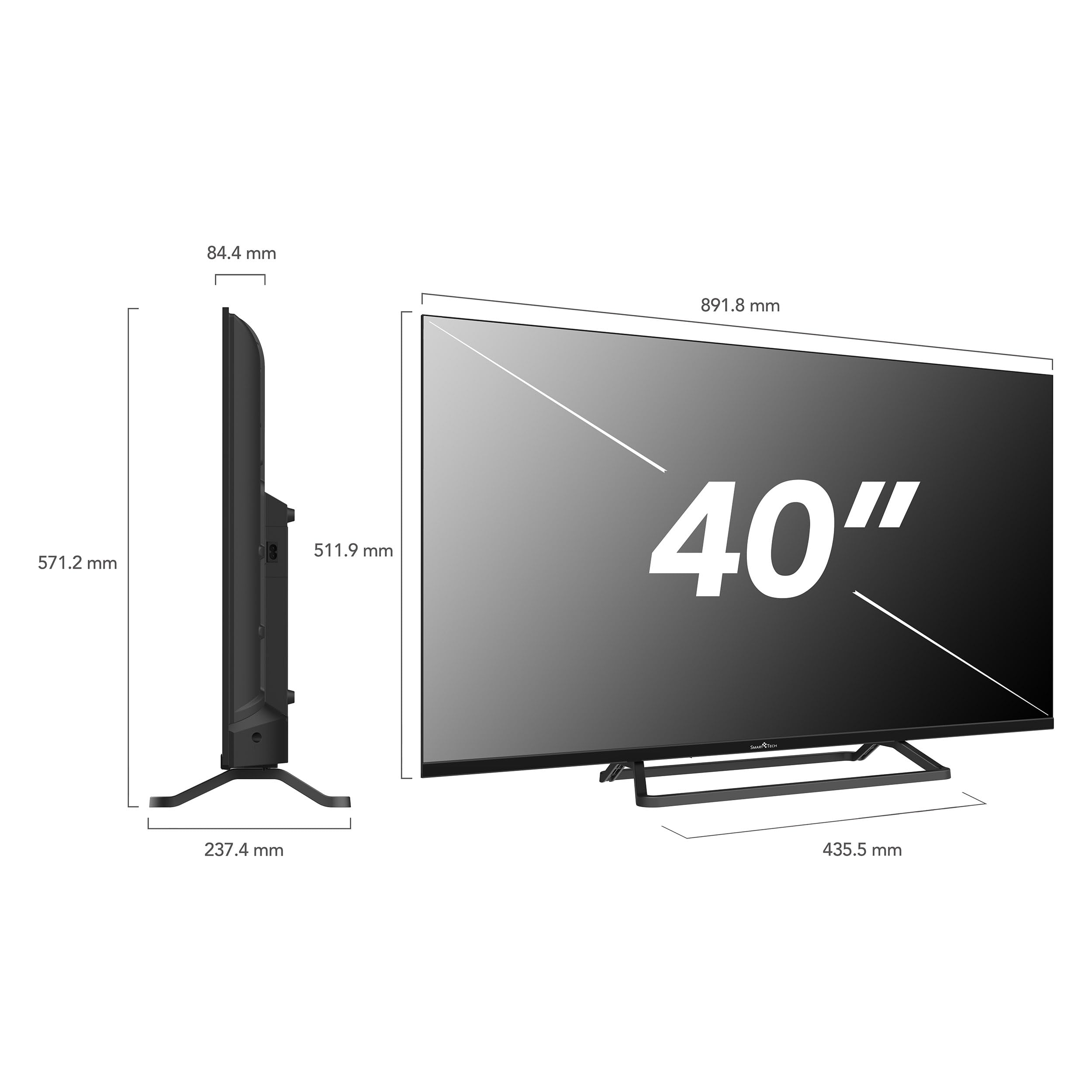 Smart Tech TV LED FHD 40' (101 cm) 40FN01V3 Nonsmart 3xHDMI 2xUSB Hotel Mode Store Mode