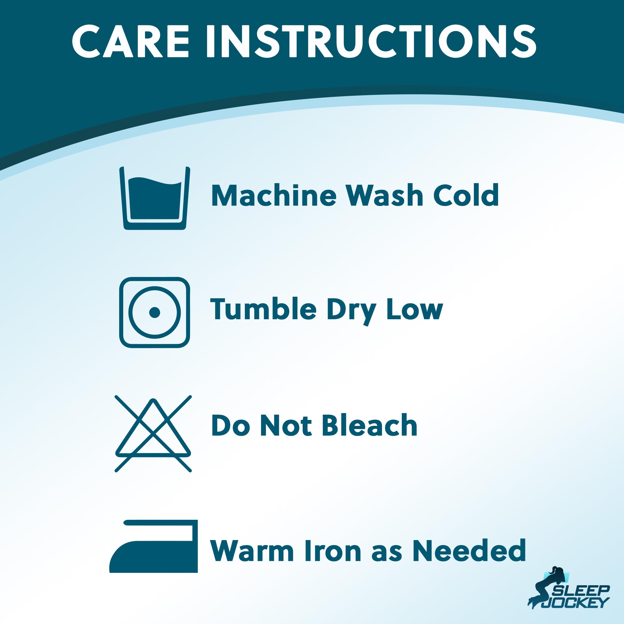 Sleep Jockey Waterproof Bed Wedge Pillow Cover