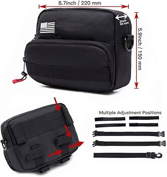 Amazon | CWXEDN オートバイハンドルバーバッグ、ハーレーハンドルバー