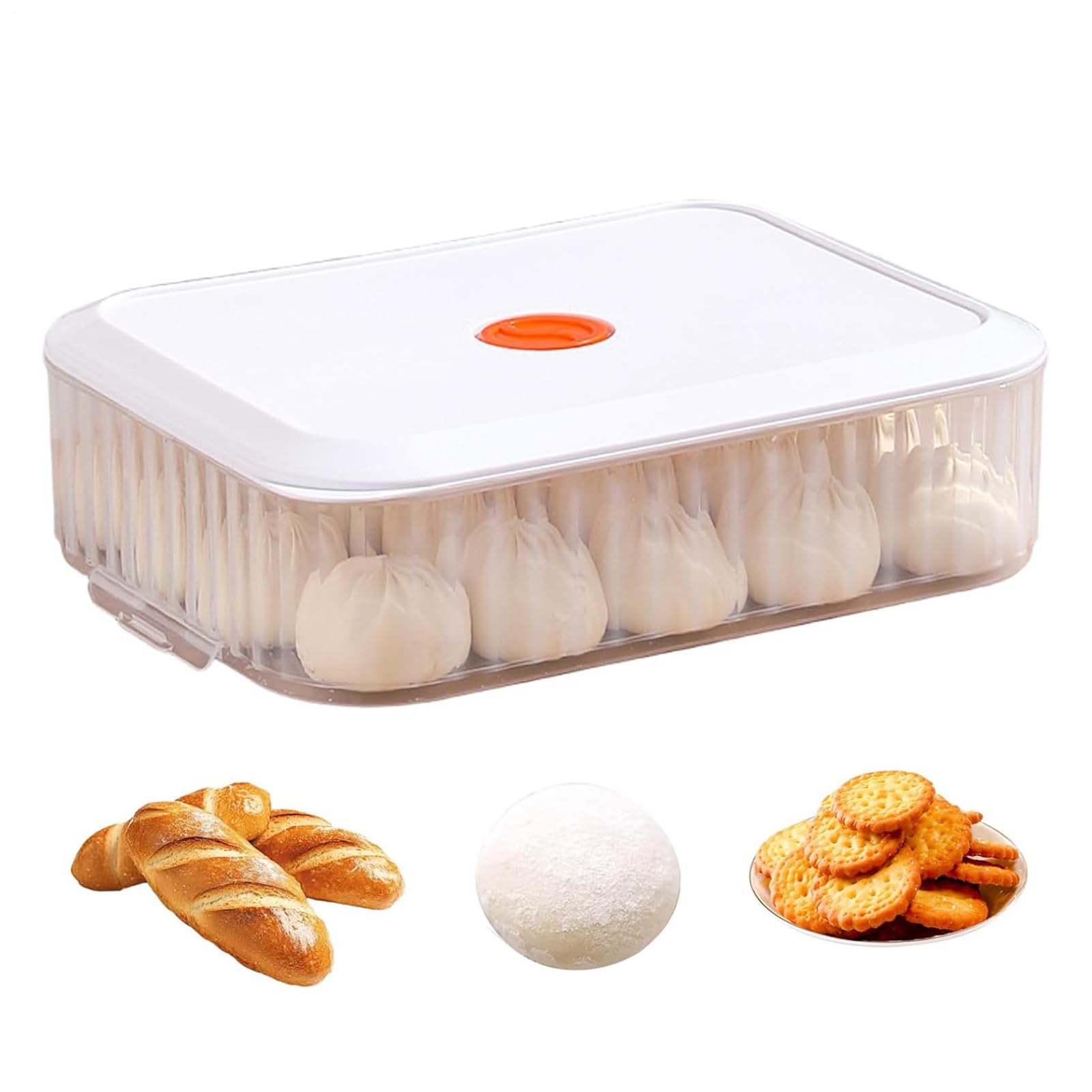 Brotgärbox - Stapelbarer Gärbehälter mit Deckel, langlebige Teigaufsteigbox, Küchen Vorratsbehälter zum Backen | Professionelle Gärboxen für Küche, Backen, Restaurant