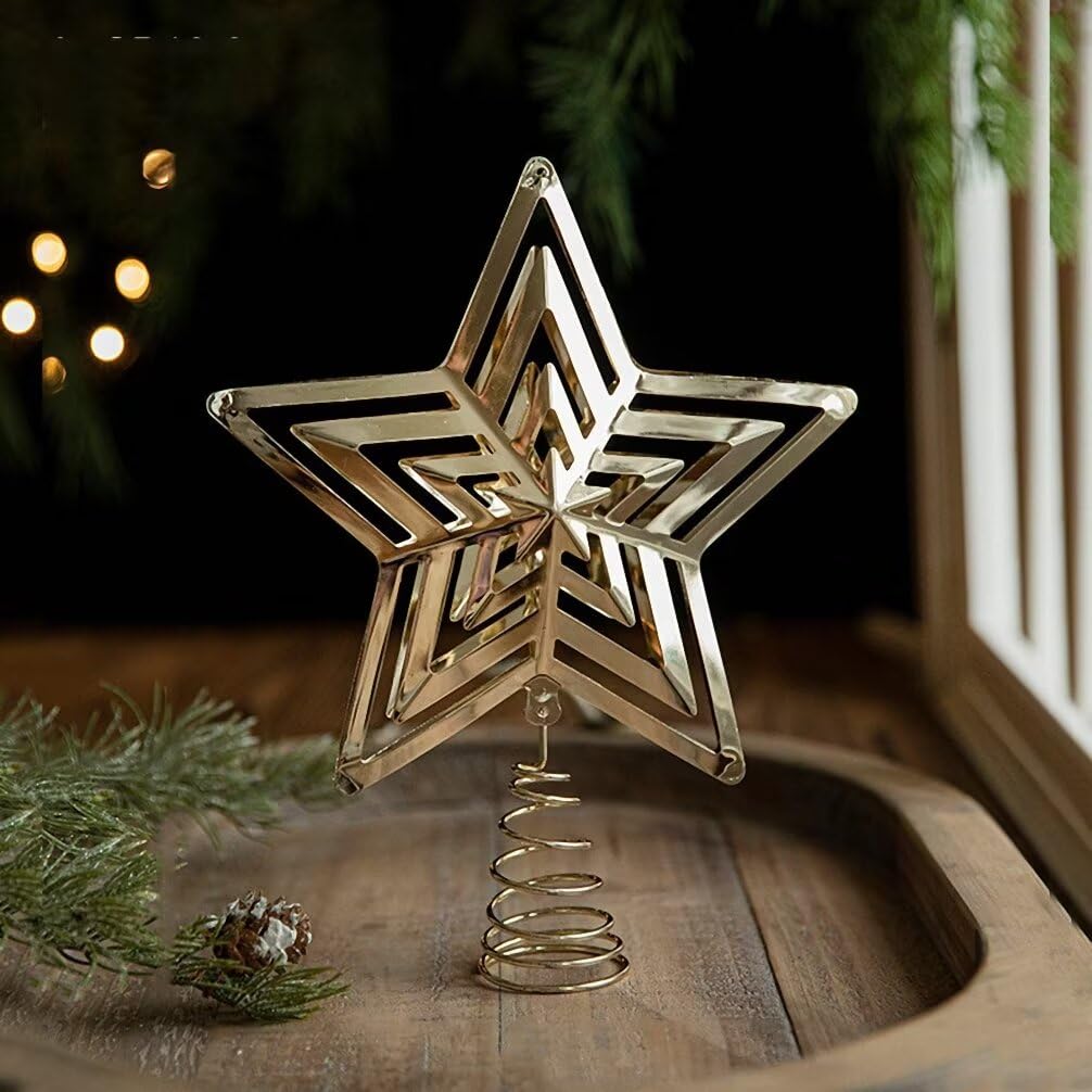 Amazon.co.jp: クリスマスツリー スター トッパー 9.4インチ