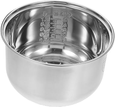 Stainless Steel Rice Cooker Inner Pot Replacement Compatible with Various Brands for Steaming Porridge and Daily Cooking Needs