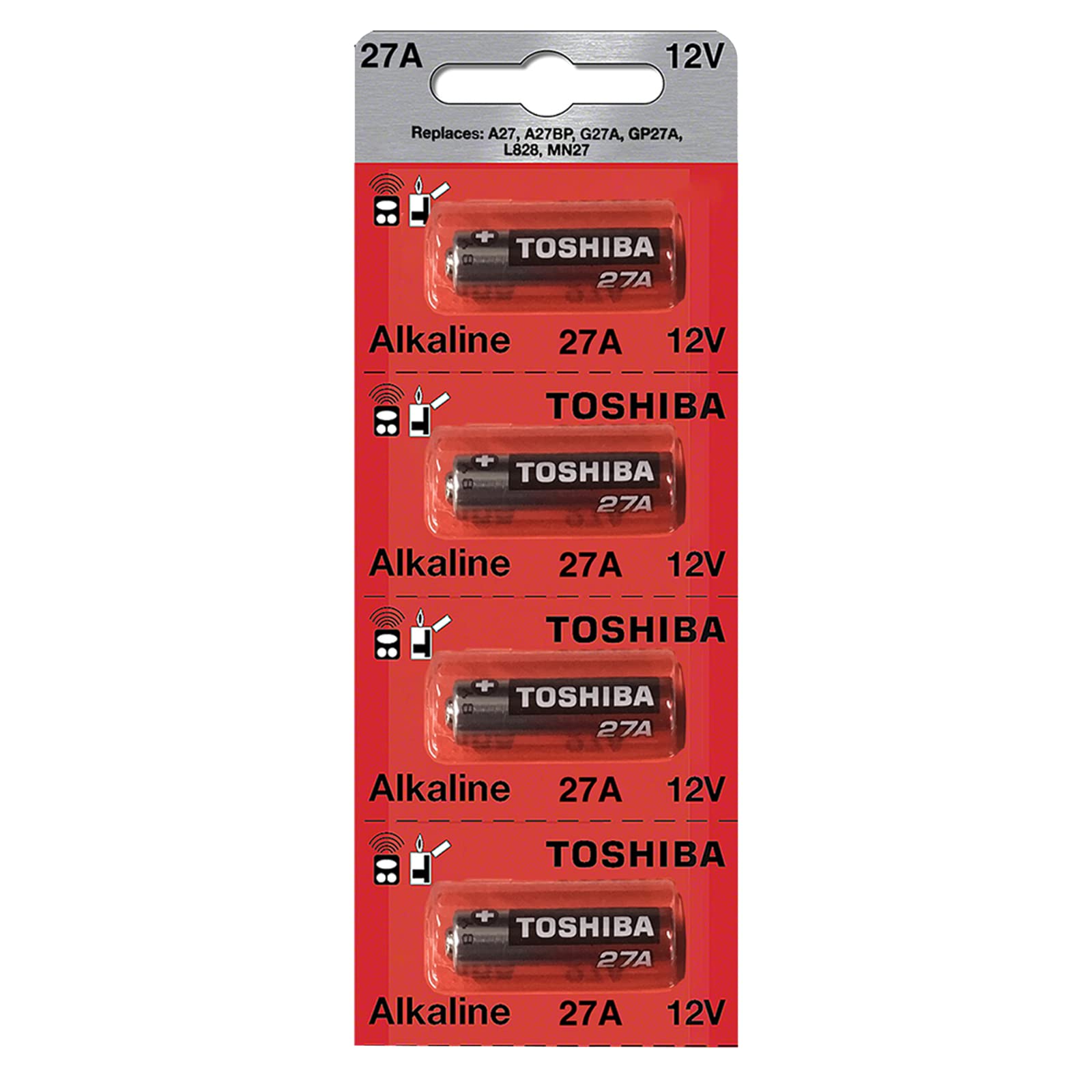 Snapklik.com : Toshiba Alkaline 27A GP27A MN27 A27BP 12 Volt Battery
