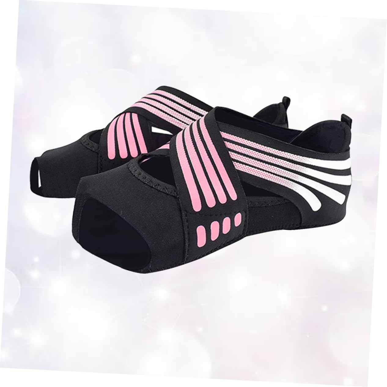 INOOMP 3 Paar Damen-Sportsocken Damen-Sportsocken Yoga-Schuhe Für Damen Volle Zehe Yoga-Socken Damen-Yoga-Socken Nicht-Yoga-Socken Damen-Sportsocken Riemen Rosa Miss