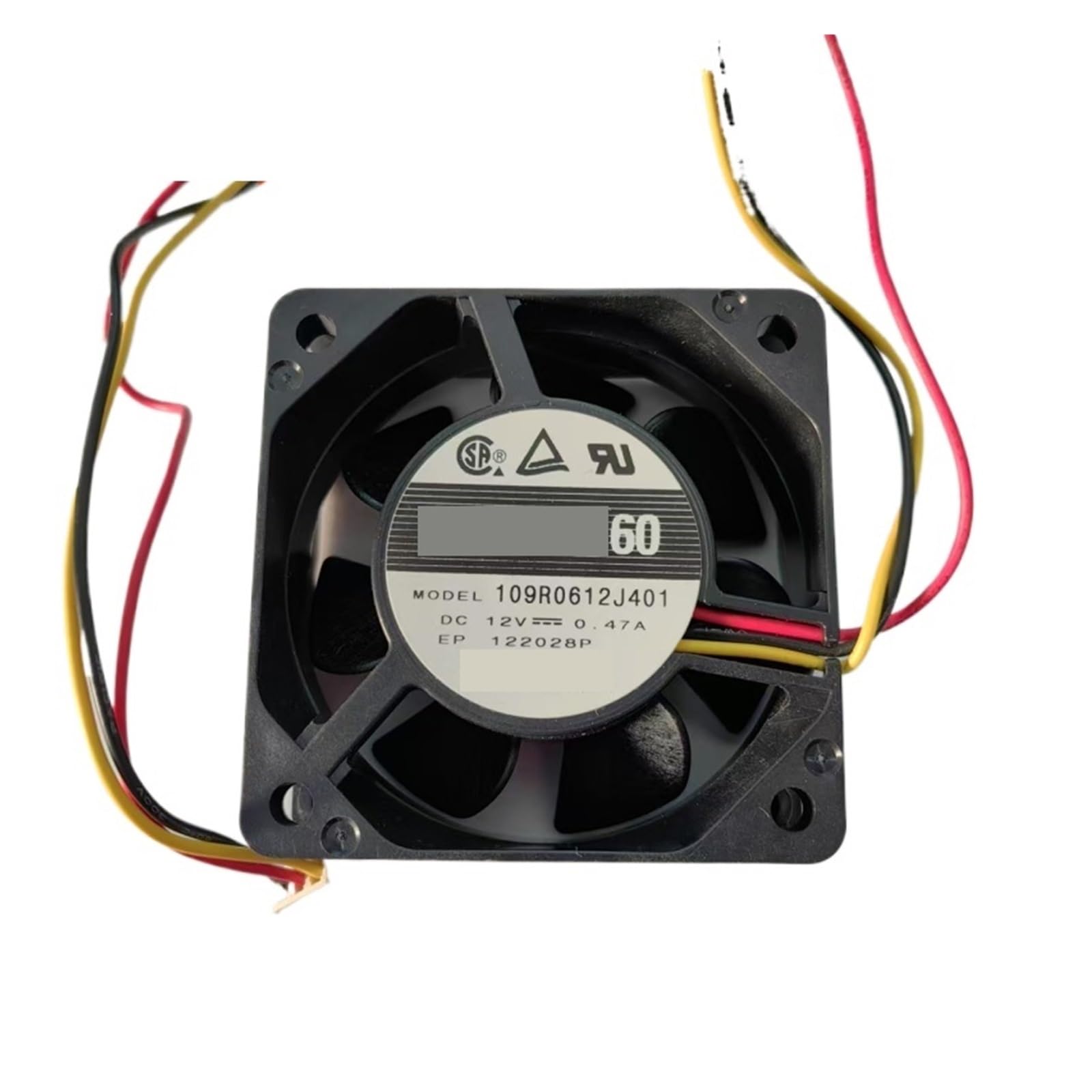 UITGVDQAT 109R0612J401 Cooling fan 12VDC 0.47A Fan 3-wire 60x60x25mm