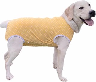Kukaster Pet Body para perros después de la castración quirúrgica, para perra, traje protector de heridas para perro, diseño de cremallera para pérdida de cabello, alergias, afeitado, color rosa