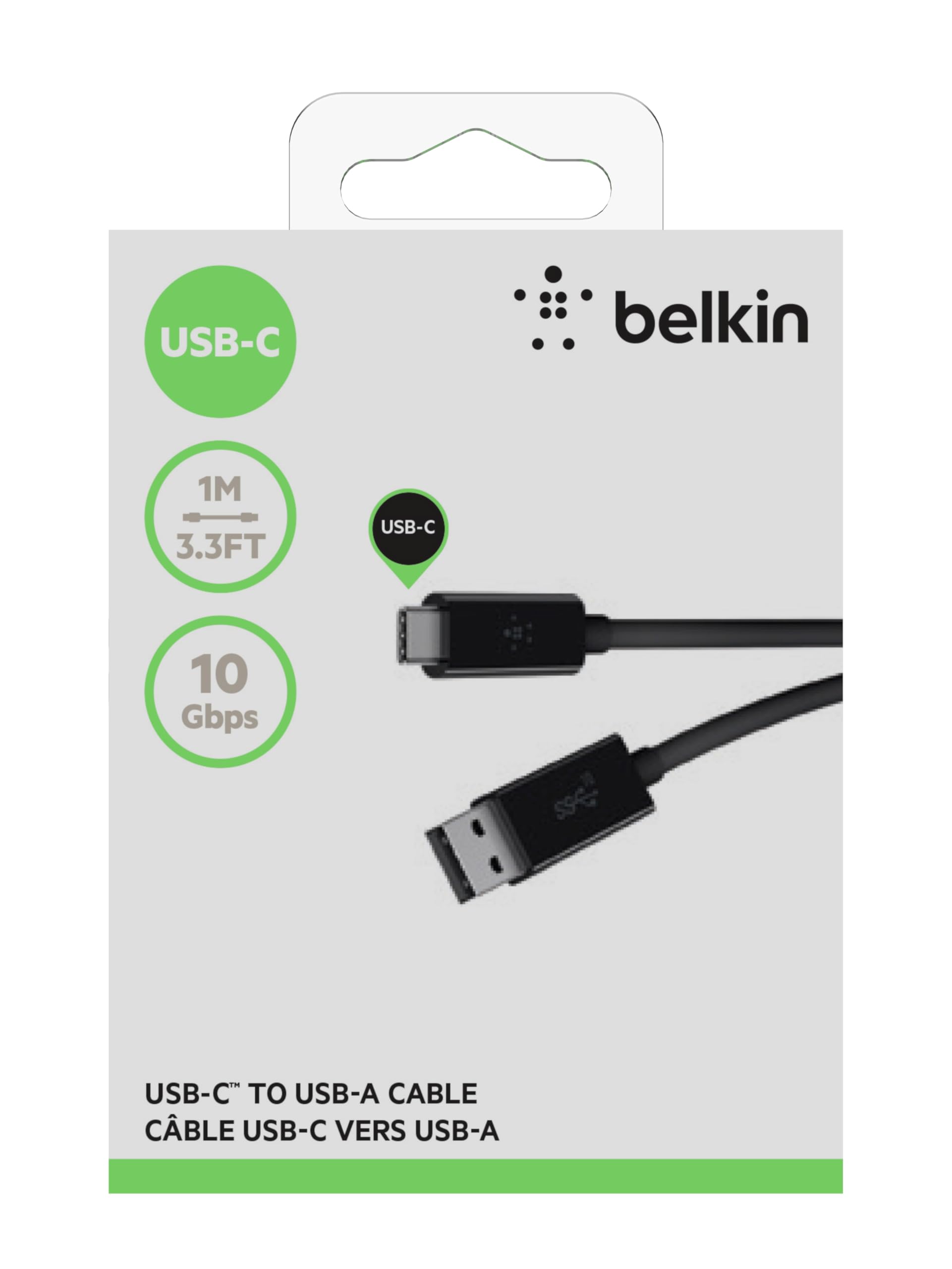 Belkin BEL USB 3.1 TYPC-USB A 10GBPS 3A 1M BLK