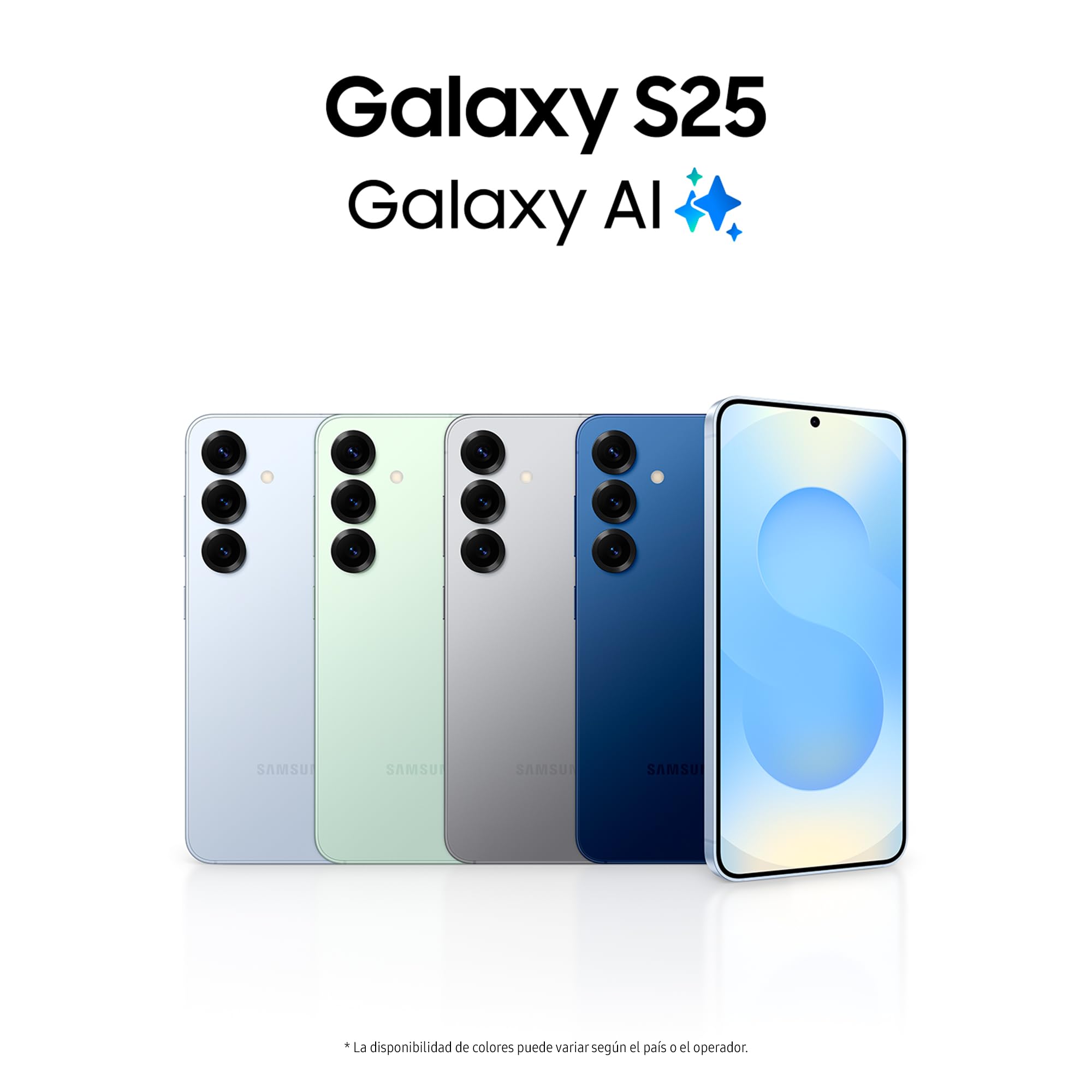 Samsung Galaxy S25 256GB Teléfono Móvil con IA, Galaxy AI, 12GB RAM, Cámara 50MP, Dual SIM, IP68, Garantía del Fabricante 3 Años + 1 Año Extra, Color Gris (Versión Española)
