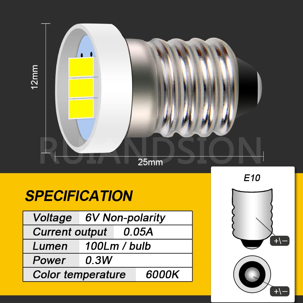Lot De 10 Mini Ampoules LED SMD 5050 à Culot G4 4,8 W, Blanc Froid On