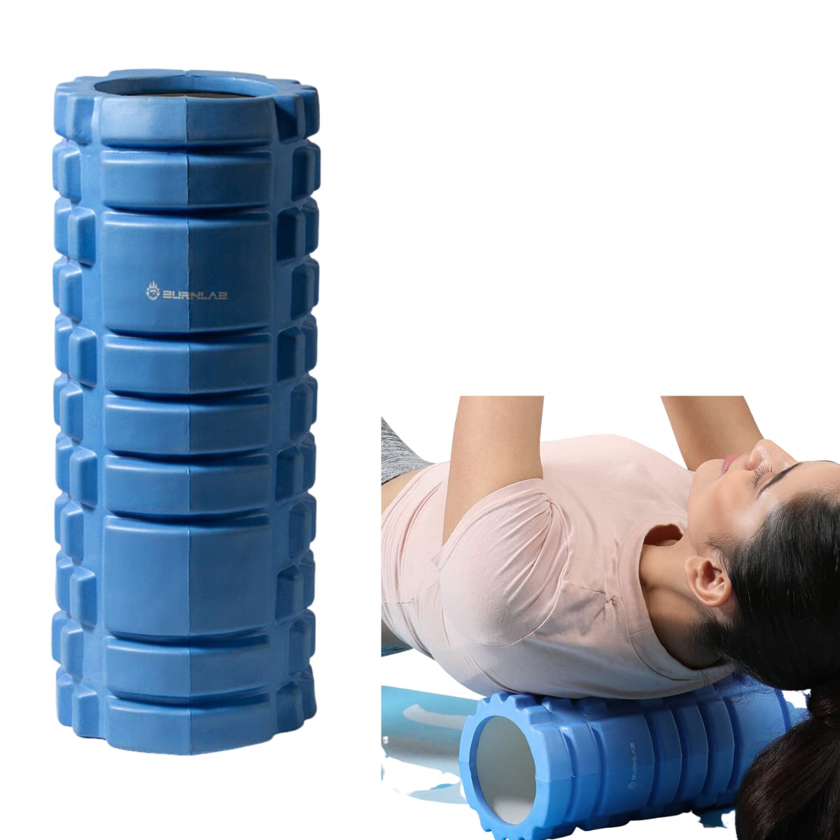 Burnlab Prana Yoga Foam Massage Roller (Blue) (B08DMV88DM) Amazon Price History, Amazon Price Tracker