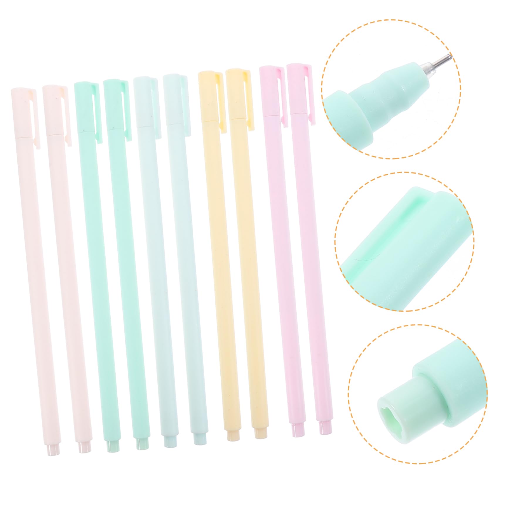 Operitacx 80piezas Bolígrafos De Gel De Color Pastel De Diseño y Adorable Para y Escritura y Para Profesores y Secretarios