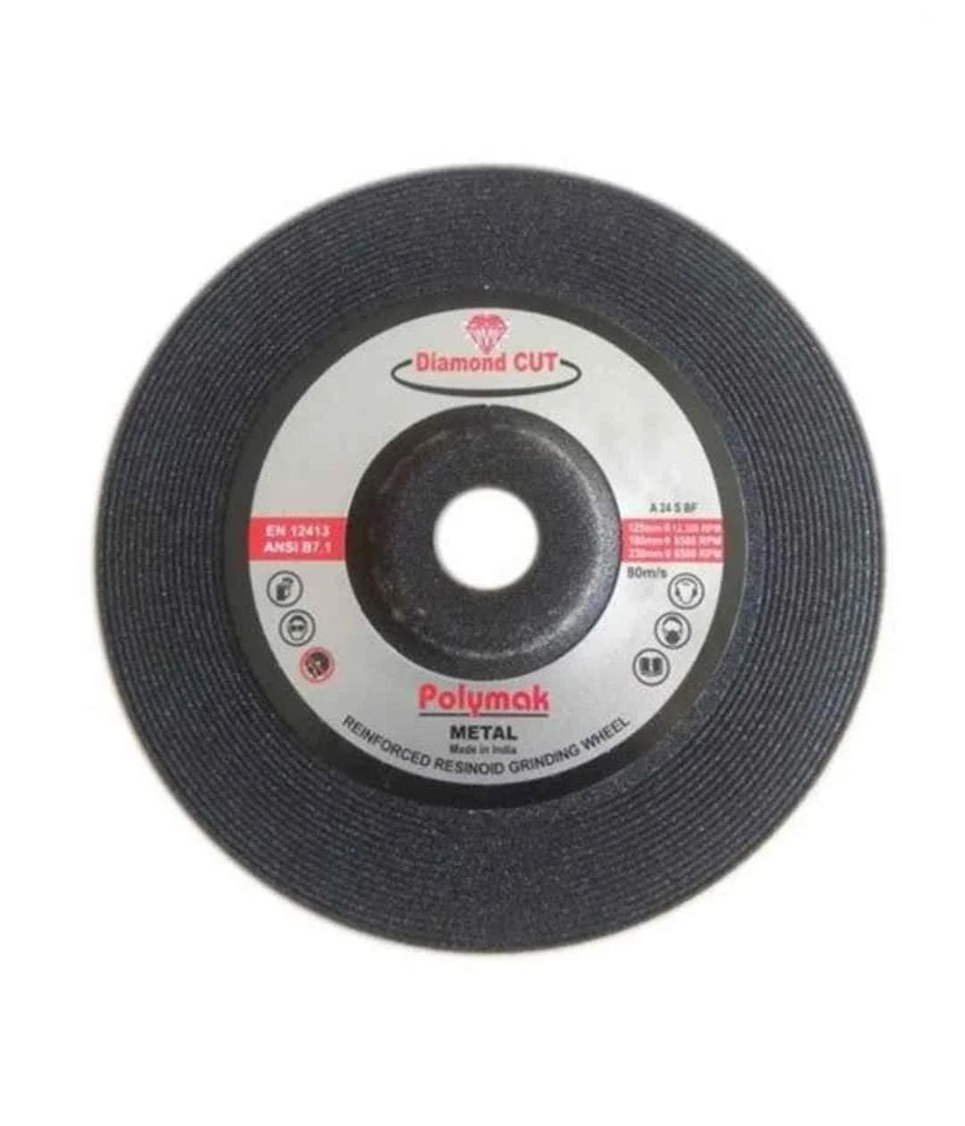 Grinding Disc || Diamond Cut Wheel || 7 inch, 180 x 6.6 x 22.23mm || Use for Grinding and Polishing of Metal Surfaces and Stone Moulding Application || (pack of 5) (B0D9KJ7K7L) Amazon Price History, Amazon Price Tracker