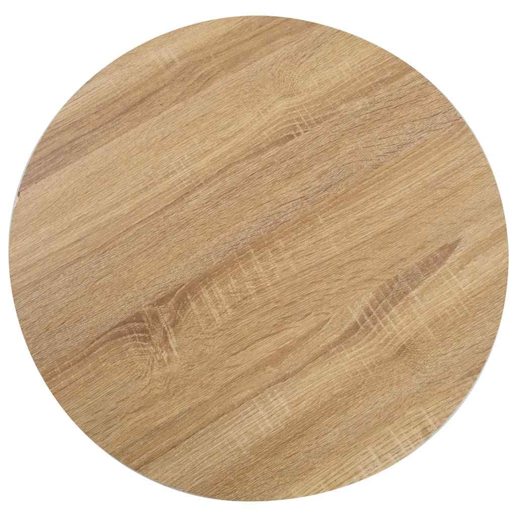 Generisch Tavolo da bistrot marrone chiaro, 80 cm, MDF
