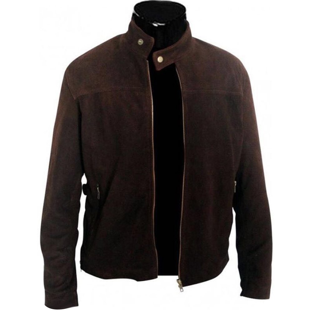 SALTONITom Cruise Mission Impossible 3 Suede Leather Jacket (L) Brown