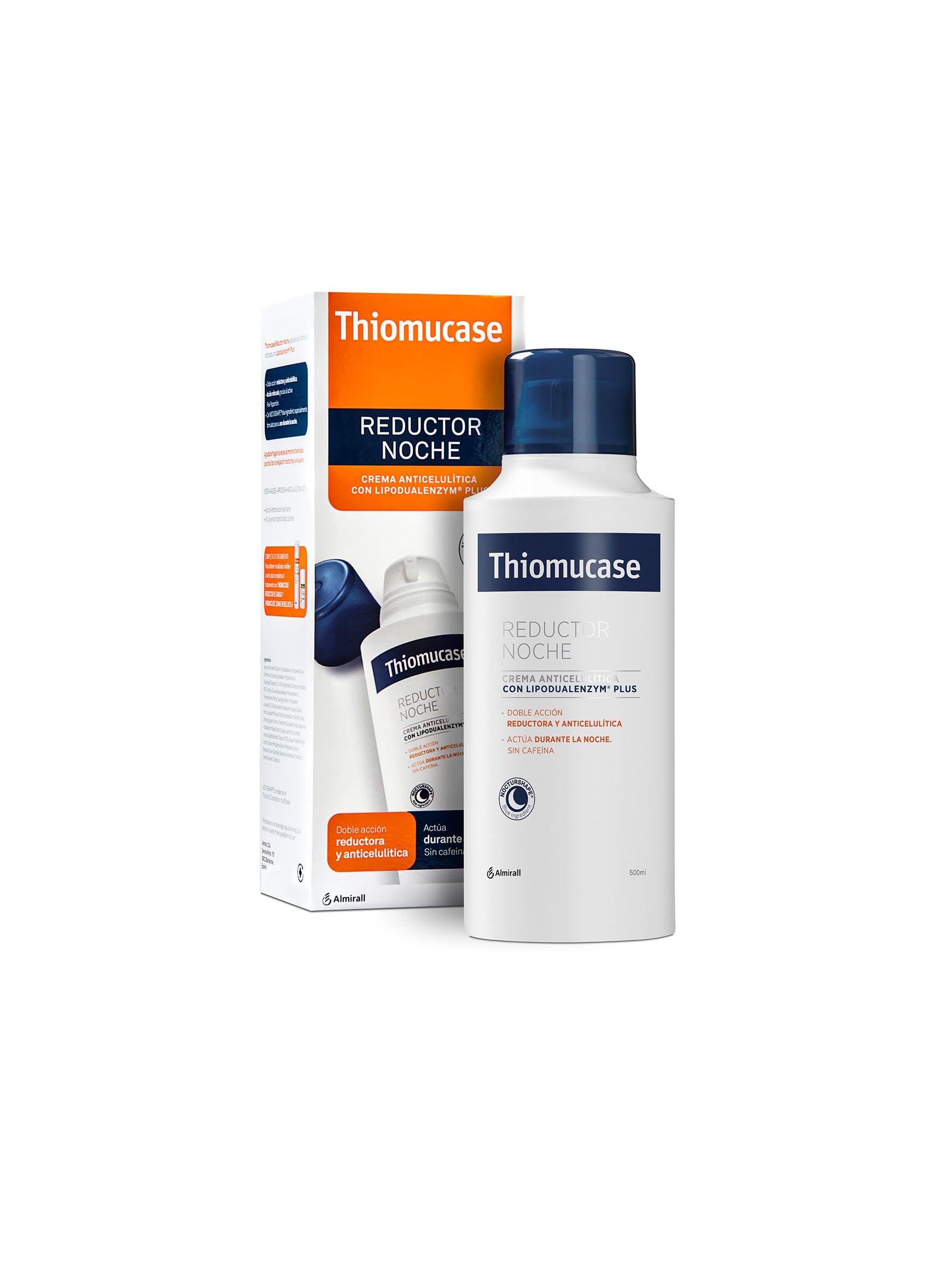 ALMIRALL THIOMUCASE Cream Night 500ml, Blanco, Estandar, 500