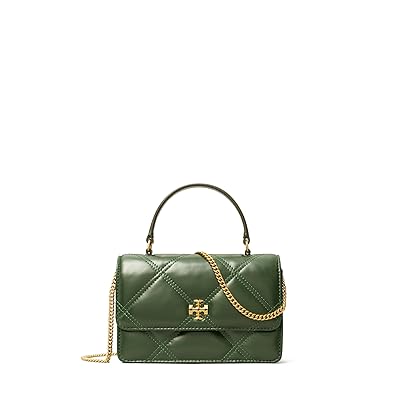 Tory Burch Kira Diamond Quilt Mini Top Handle Chain Wallet Wallet Women