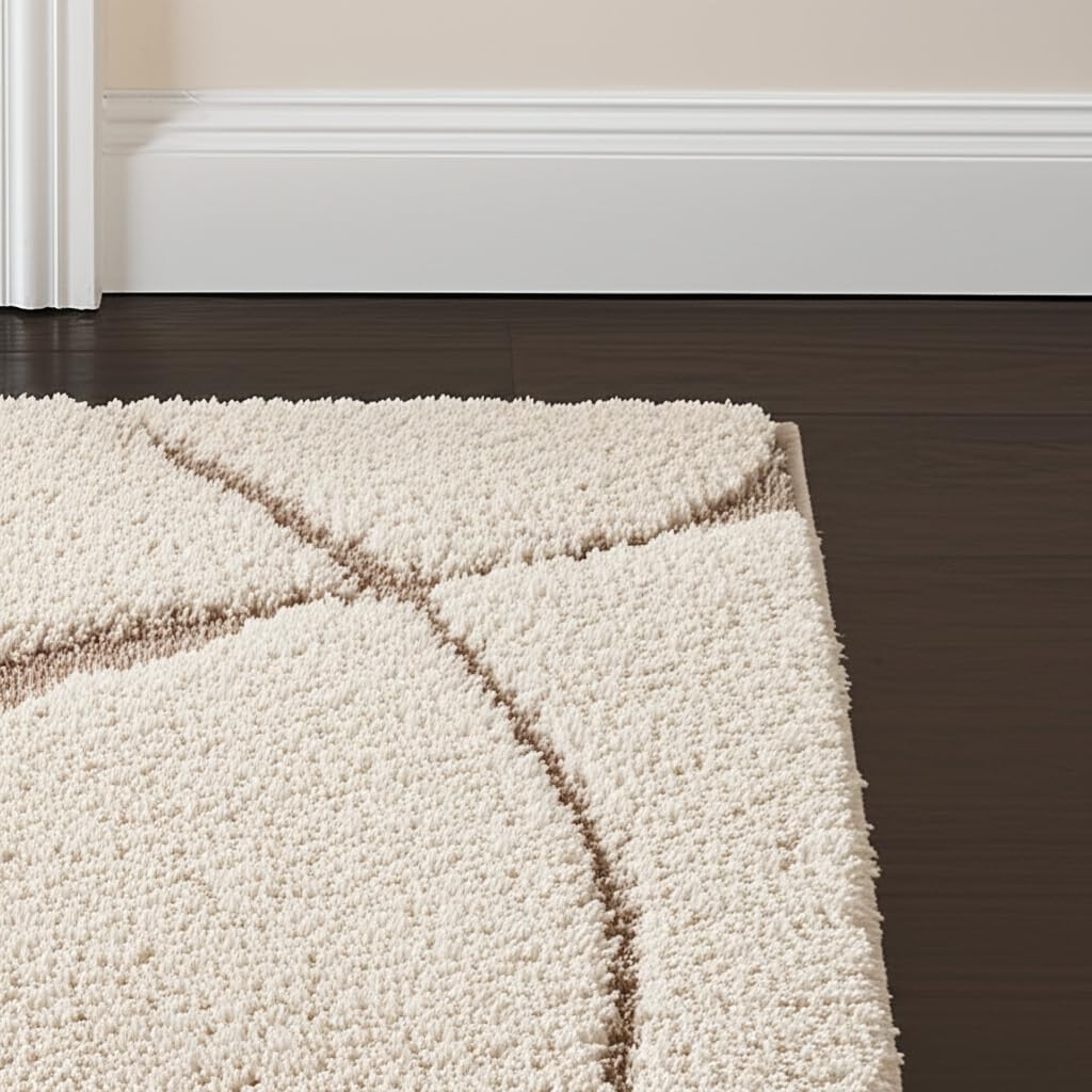Naze Luxury Shaggy Runner Rug - Soft & Plush -2