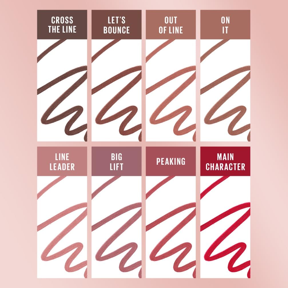 Maybelline New York Matita Labbra, Labbra Rimpolpate, Liftate e con Contorni Definiti, Texture Cremosa e Idratante, Con Acido Ialuronico e Olio di Jojoba, Lifter Liner, Tonalità: 002 Let's Bounce