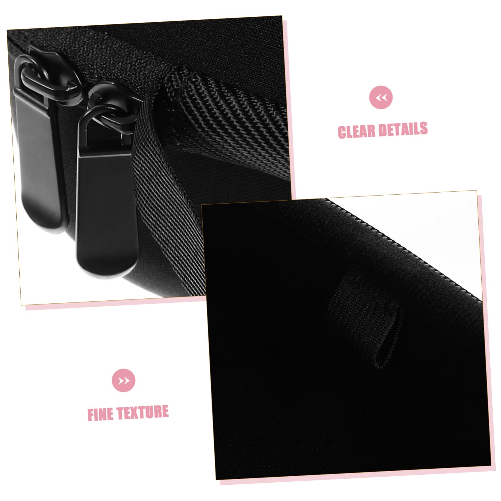 jojofuny Eva Headphone Storage Bag Zipper Pouch Case Per Cuffie Contenitore Protettivo Eva Per Uso Quotidiano e Attività All Aperto Nero