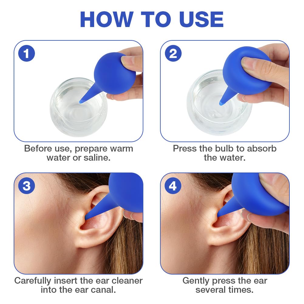 LOPHE Bulb Syringe for Ear Wax 30 ml 2-Pack - Image 4