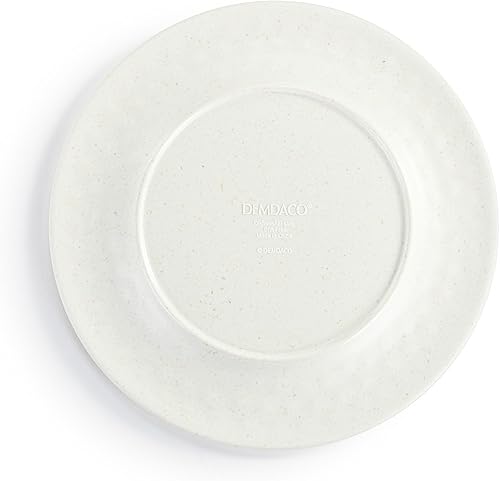 Miniatura 4 de DEMDACO Lemons Whimsical Design Hosting Entertaining - Platos multicolor de melamina y bambú de 6.5 x 6.5 pulgadas, juego de 4