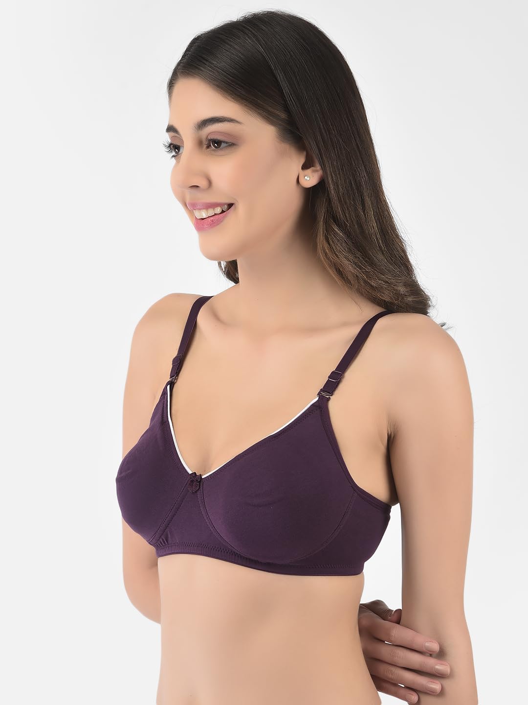 Softline - Sujetadores moldeados sin aros para mujer, tejido transpirable y suave, cobertura completa y comodidad diaria