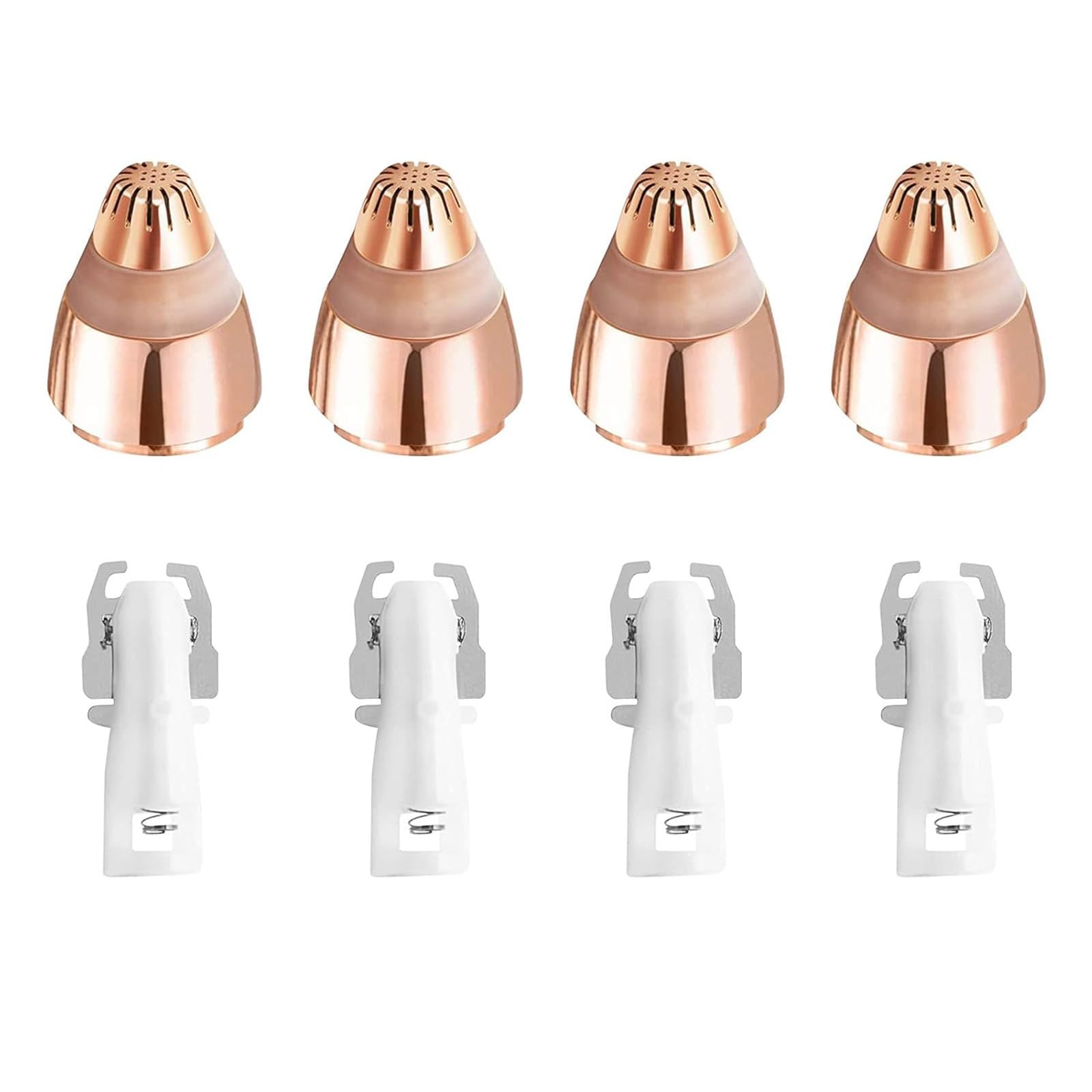 Facial Hair Removal Tool for Women Smooth Finishing, Eyebrow Hair Remover Replacement Heads, Touch Facial with Cleaning Brush, Painless Replacement Blades for Brows Hair Removal