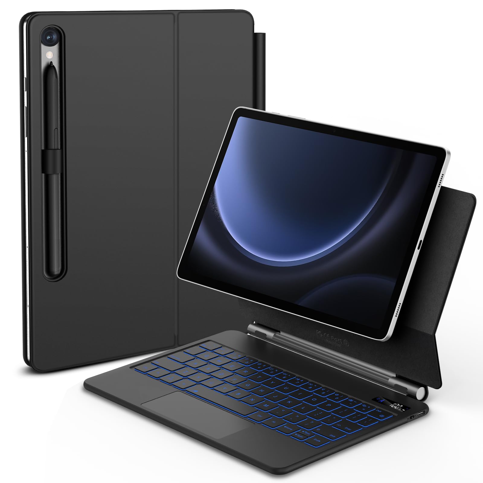 BETTDOW Capa com Teclado e Trackpad para Samsung Galaxy Tab S10 FE