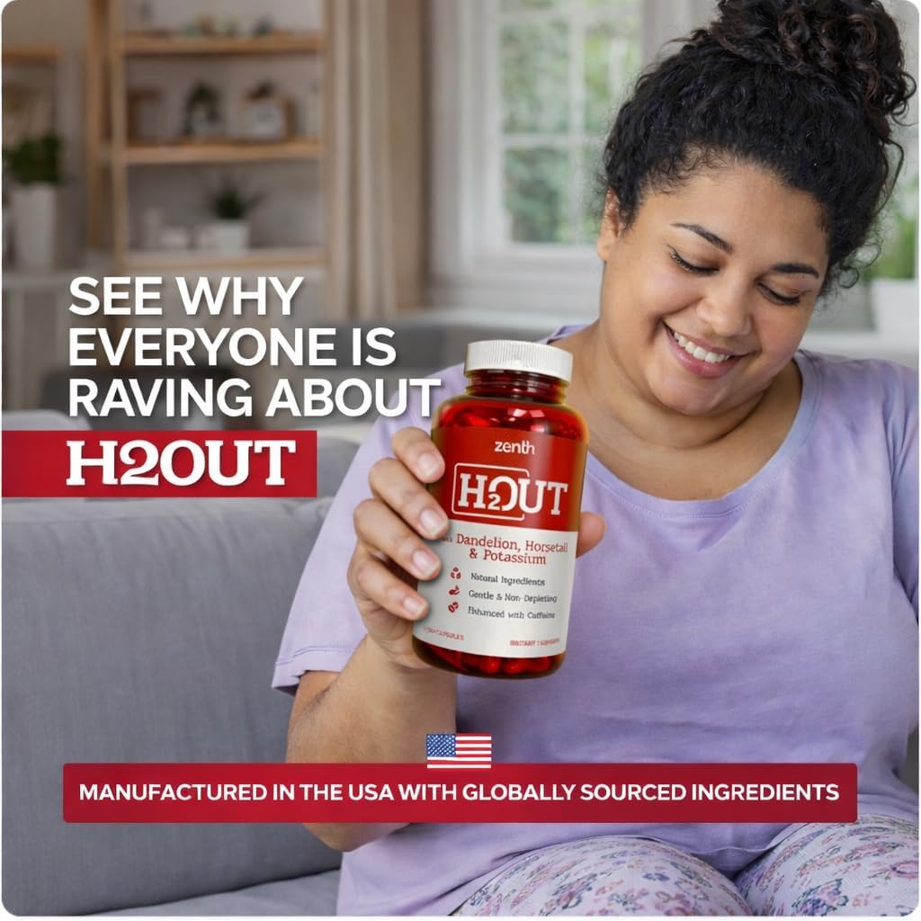 H2OUT for Swollen Leg, Feet and Ankles Relief - How Do These Water Pills for Swollen Legs and Feet Work? This Natural Diuretic Includes Proven for Water Retention: Electrolytes, Dandelion, & Caffeine