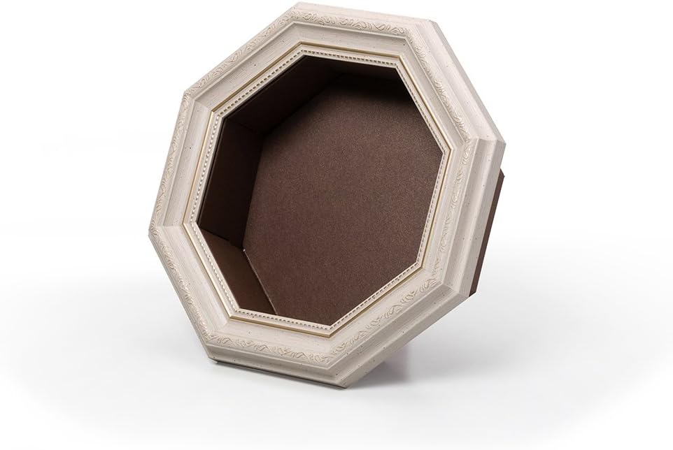 Daisen Cazaro P004P0401 Frame + Paper Box, Royal, Octagonal, Classic White