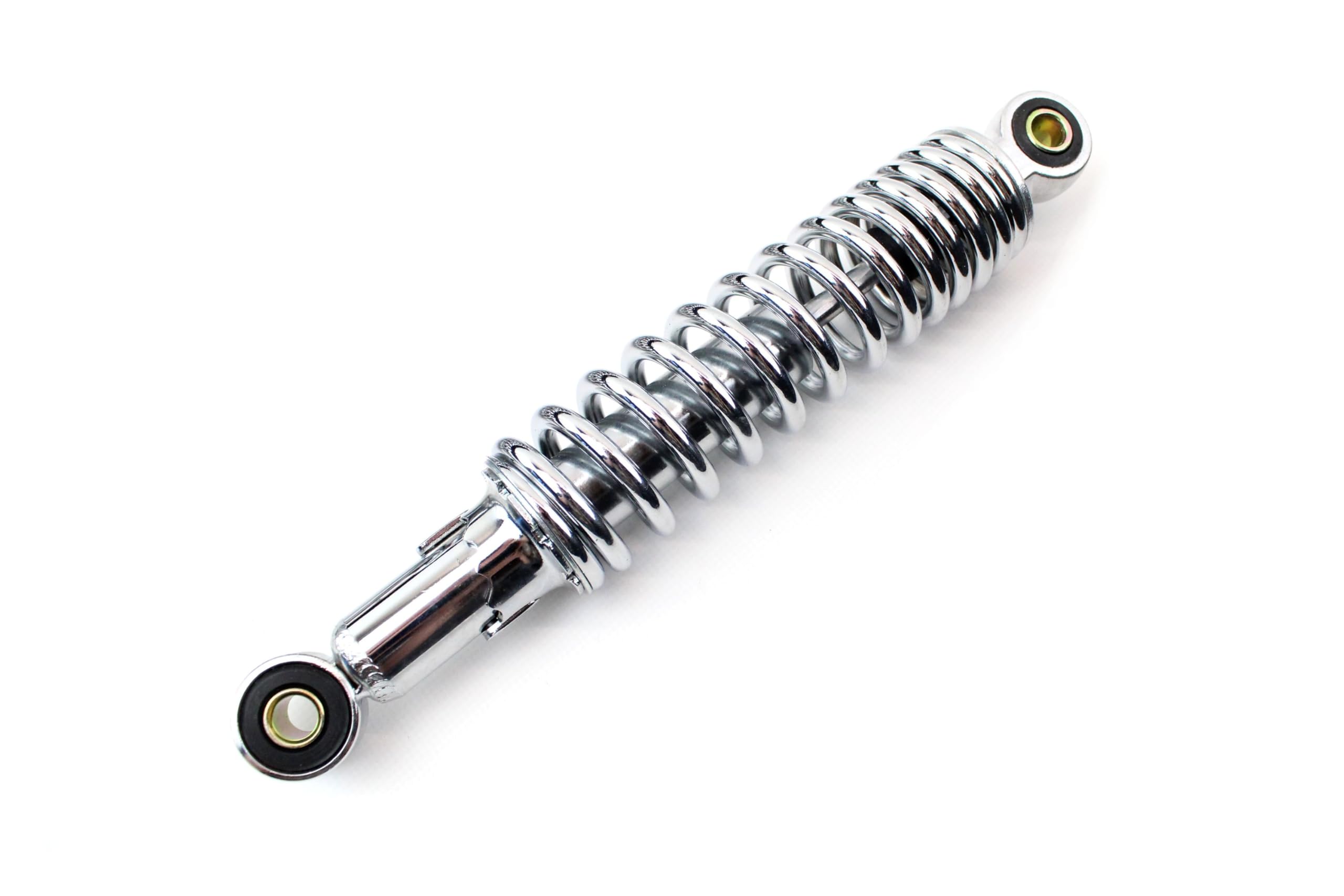 Tieferlegungs Set 4 Stoßdämpfer Federbein 260mm + 280mm verstellbar verchromt für Simson Vogelserie und DUO