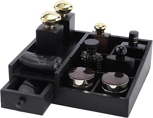 Organizador para hombres, organizador de encimera de baño, organizador de perfume, organizadores de colonia, almacenamiento de baño, organizador de