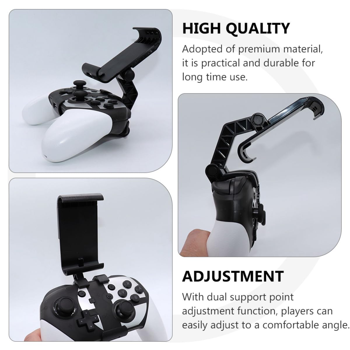 Angoily 5pièces Support De Manette De Jeu Ajustable pour Switch Accessoire Pratique pour Consoles De Jeu Fatigue du Poignet