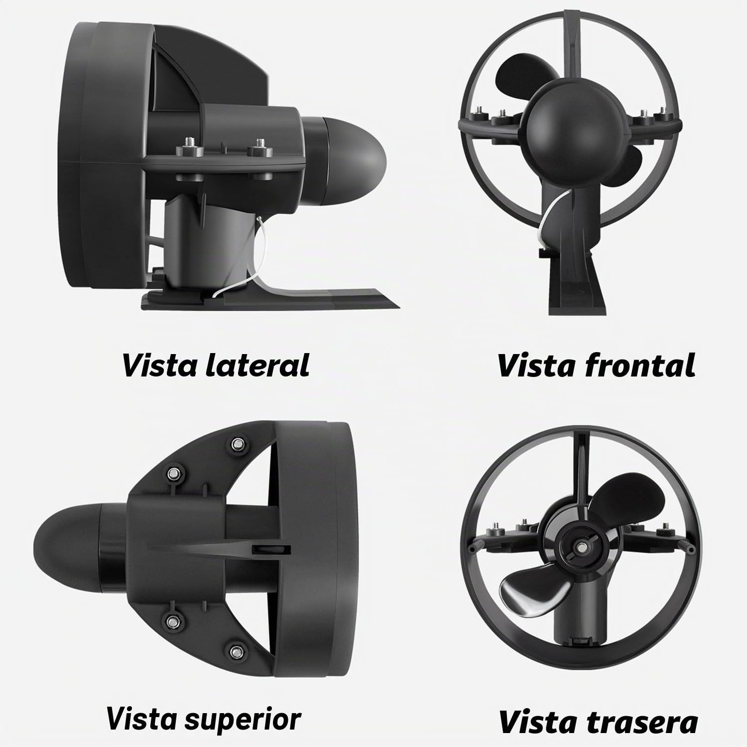 Motor Eléctrico para Tabla De Paddle Surf, Motor Portátil para Kayak, con Batería De 20 Ah Y Controlador, Pantalla LED De Potencia, 1,5 Horas De Autonomía (Potencia Máxima), 4-5 Km/H