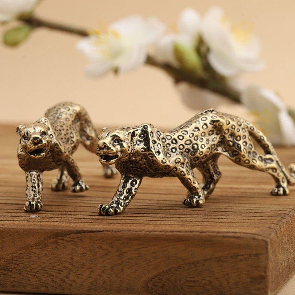 金運 置物 風水 大開運 金運 伝統工芸 高岡銅器 水晶 日本製 置物 千里之虎 全長