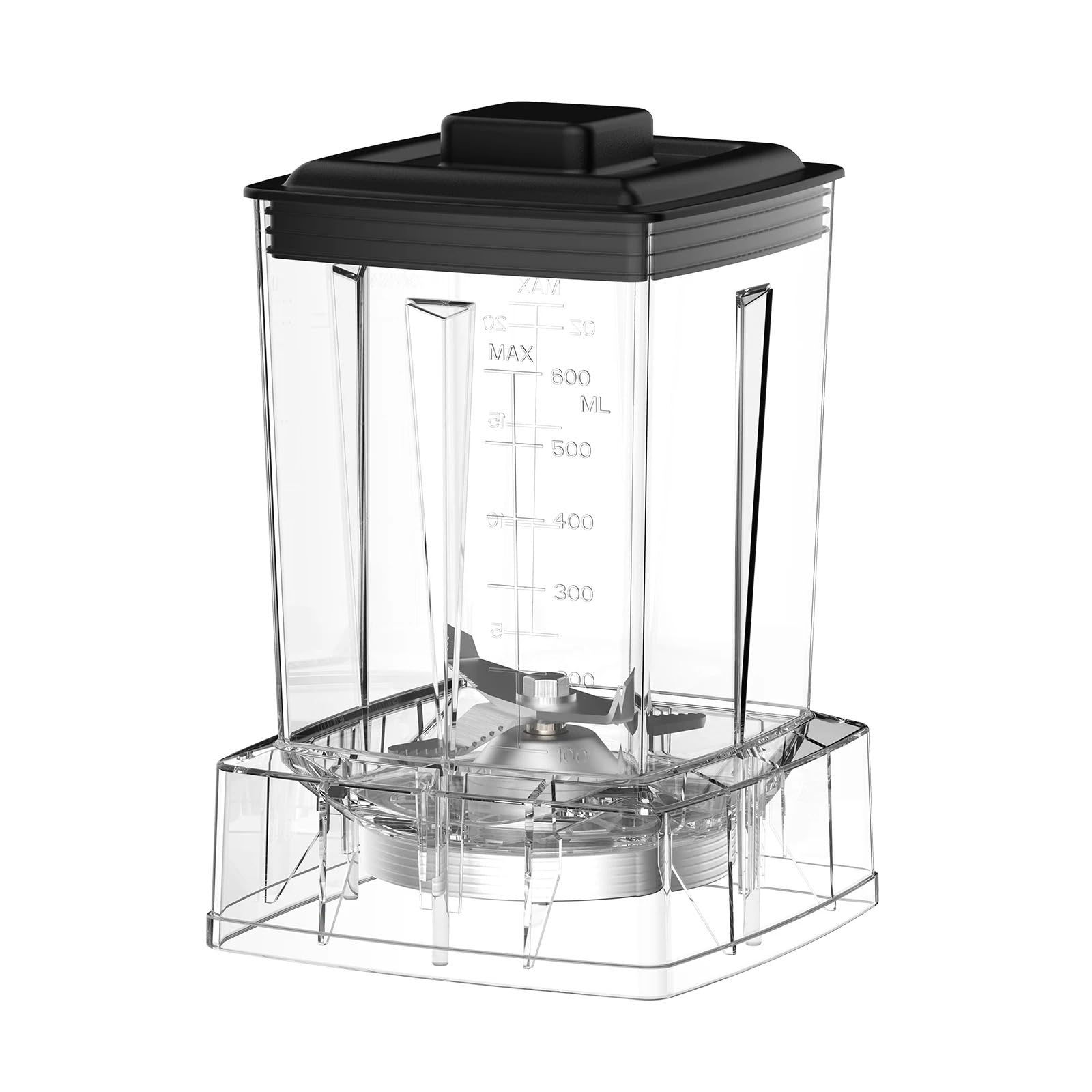 Tazza Del Frullatore Da 20 Once 600 Ml Contenitore for Macinazione Di Cereali Secchi Caraffa Vaso Lame Del Tritatutto A Secco Assemblate Vaso Della Tazza Del Frullatore Di Ricambio