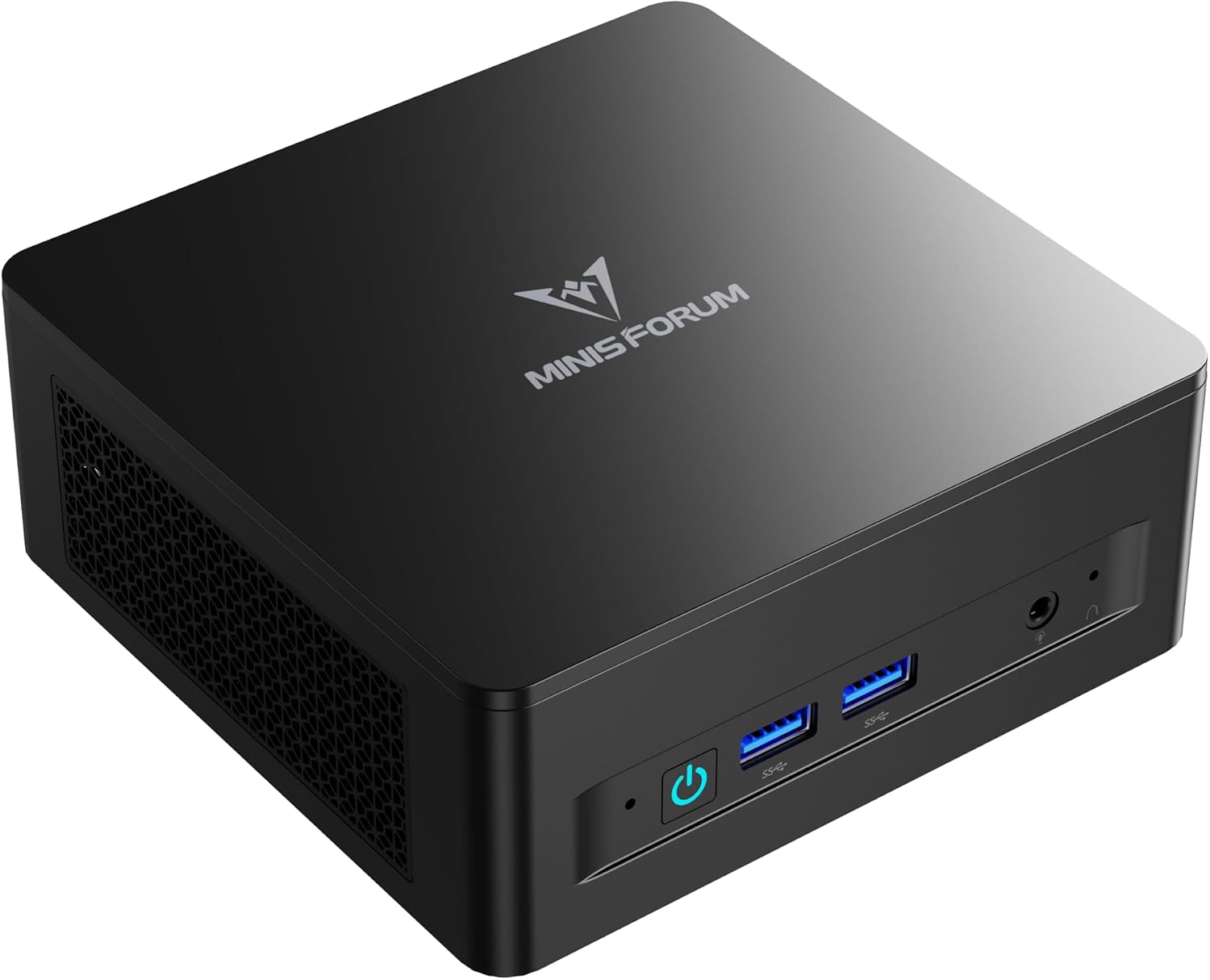 UM760 Slim Mini PC AMD Ryzen 5 7640HS 6C/12T Desktop Computer,DDR5 32G RAM+1TB SSD PCIe4.0,HDMI/DP/USB4 8K@60Hz Output, 1X 2.5G RJ45 Port,4X USB Port,Dual Band WiFi,AMD Radeon 760M Graphics
