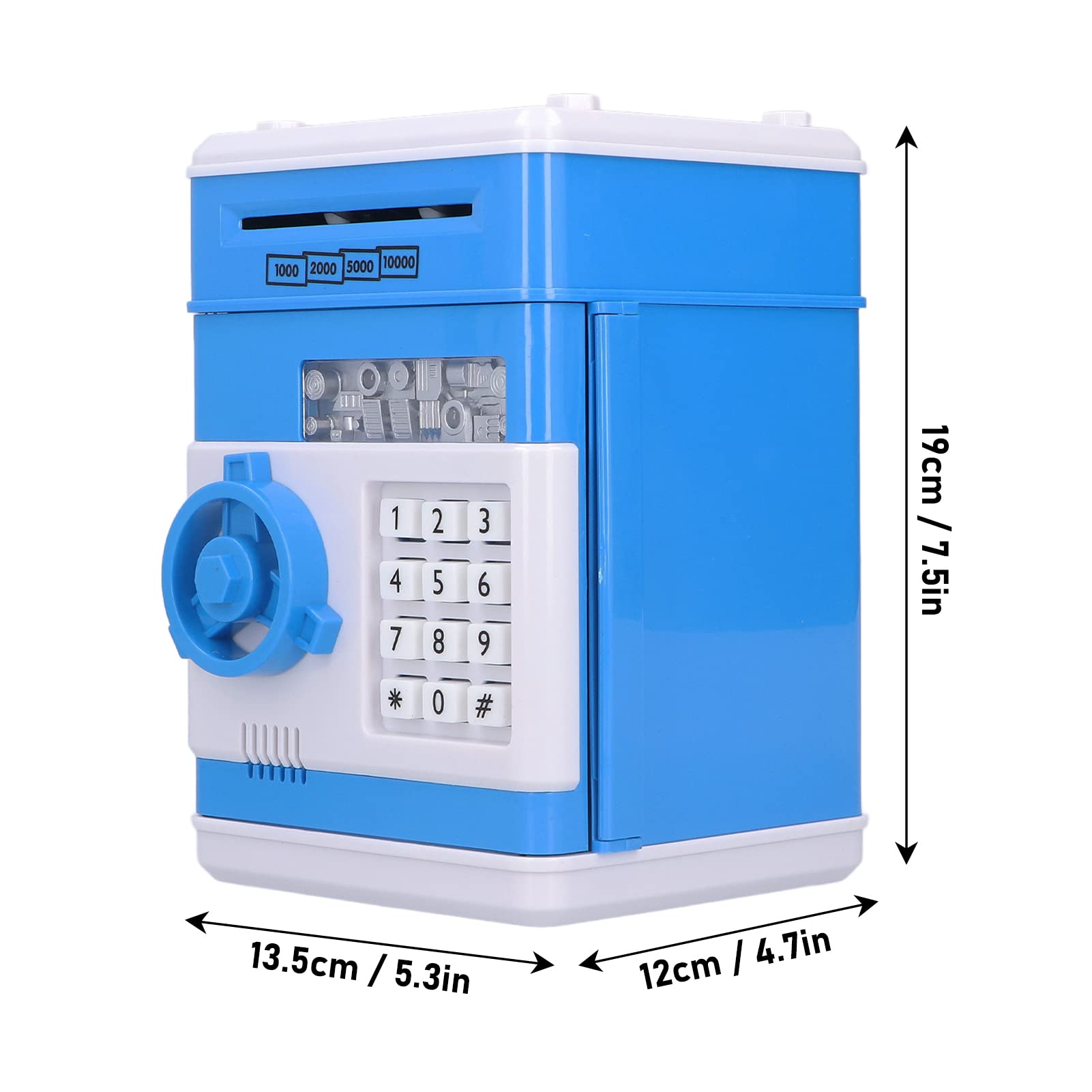 Boîte d'économie d'argent électronique ATM Mot de Passe Tirelire boîte de Verrouillage de sécurité Outil d'économie Amusant pour Erreur 2029 Chambre à Coucher Bureau à domi